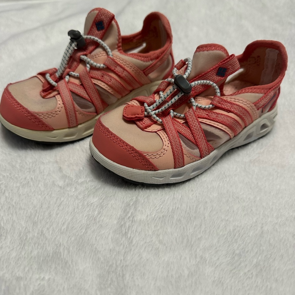 Columbia Coral Pink Cream Kids Outdoor Sport Sandals